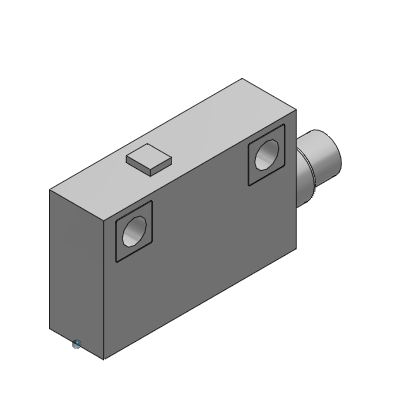 Sensore allo stato solido a 2 colori resistente a forti campi magnetici/Montaggio diretto