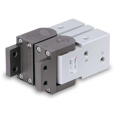 MHW2 180 deg Angular Style Air Gripper (Rack & Pinion Style)