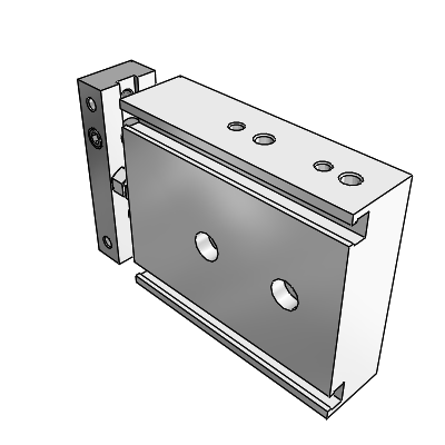 Cilindro de vástagos paralelos/Modelo estándar