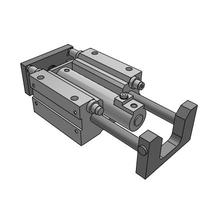 Guide cylinder/End lock type