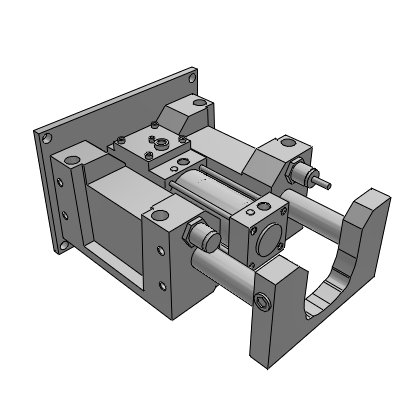 Guide Cylinder/Built-in cylinder with lock (MWB)