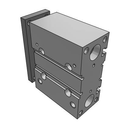 Compact Guide Cylinder/Air Cushion