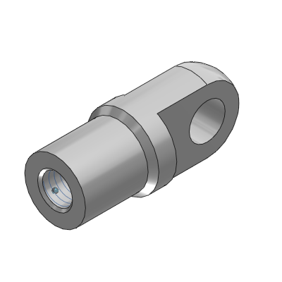 Horquilla macho en forma de I