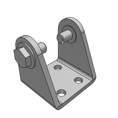 Cilindro pneumatico: Doppio effetto, stelo semplice standard