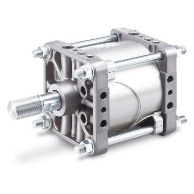 Air Cylinder/Axial Centralized Piping Type: Double Acting, Single Rod