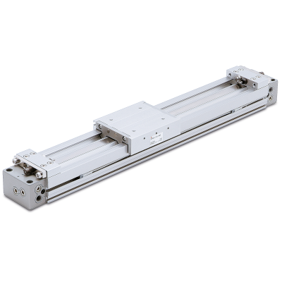 Cilindro sin vástago articulado mecánicamente/Modelo con casquillos de deslizamiento/Serie compatible para la fabricación de baterías