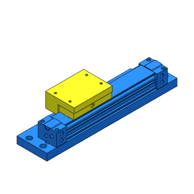 Mechanically Jointed Rodless Cylinder with Slide Guided