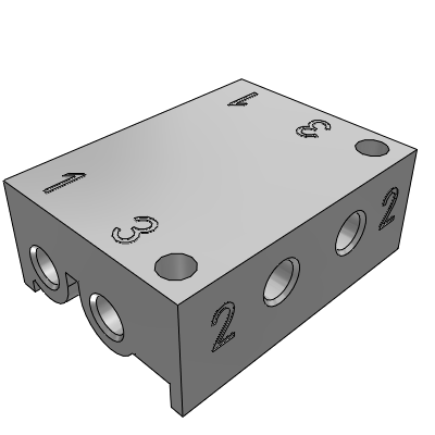 3 Port Solenoid Valve/Direct Operated:Standard Type/Large Flow Type (Type A) Manifold Base
