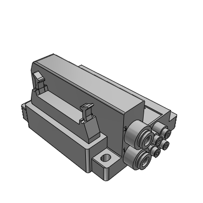 Slim Compact Plug-in Manifold Bar Base: Flat Ribbon Cable