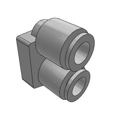 Conjunto de racor de doble caudal