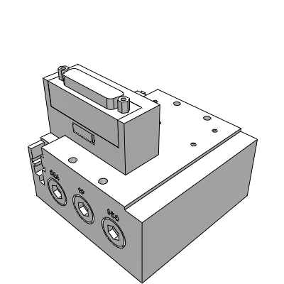 Metallplatte mit interner Verdrahtung/(D-Sub - Flachband - PC-Anschlus)