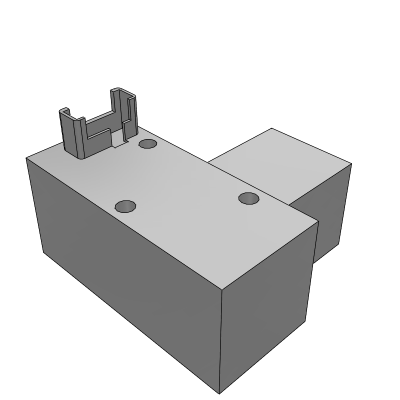 Espaciador de válvula de descarga de aire