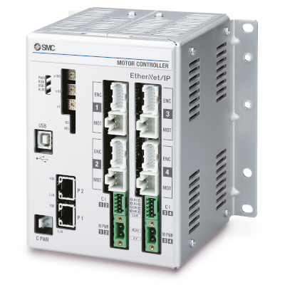 Controlador de motor paso a paso de 4 ejes, EtherNet/IP®