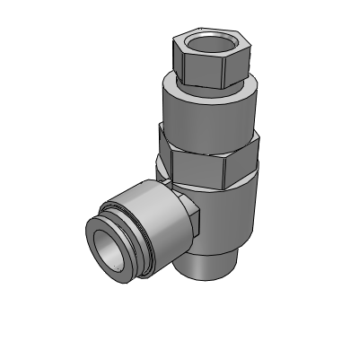 Pilot port: Female thread/Valve side:One-touch fitting