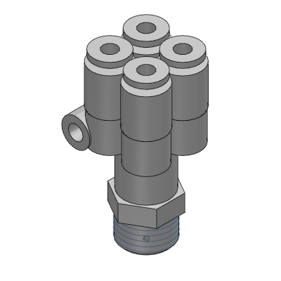 Stainless One-touch Fittings / Double Branch