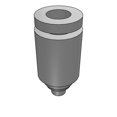Connettore maschio con vite a esagono incassato (Guarnizione di tenuta)