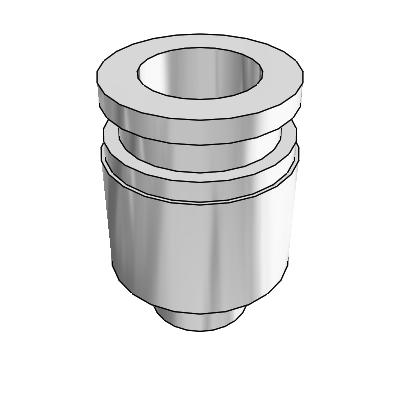 Raccord droit 6 pans creux