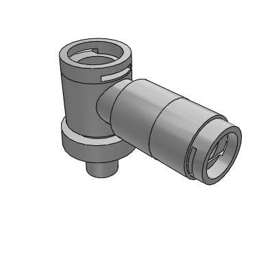 Elbow Different Diameter Female Connector Module