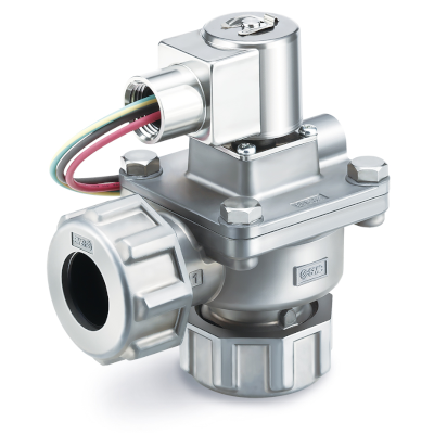 Pulse Valve (Valve for Dust Collector)/Solenoid Valve Type/Series Compatible With Secondary Batteries