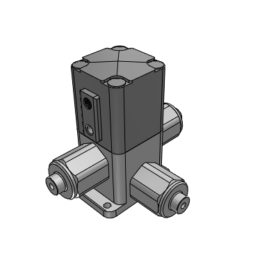 Air Operated Type Integral Fitting Type/3 Port