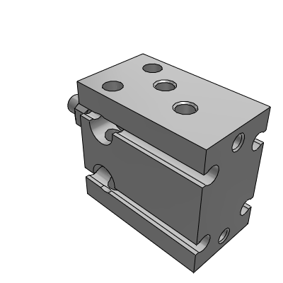 Free Mount Cylinder:Double Acting,Single Rod