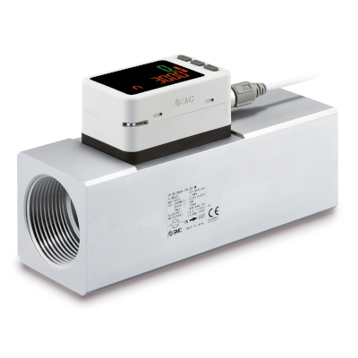 3-Color Display Digital Flow Switch for Large Flow/Series Compatible With Secondary Batteries