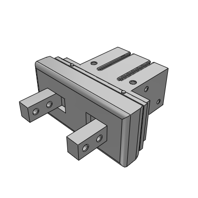平行開閉形エアチャック/ダストカバー付