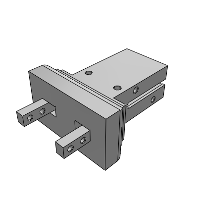 平行開閉形エアチャック/ロングストローク/ダストカバー付