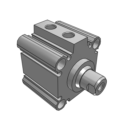 Compact Cylinder/Water-proof/Double Acting Double Rod