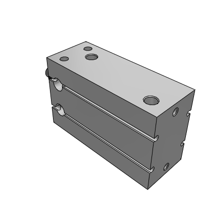 Free Mount Cylinder:Long Stroke Type Double Acting,Single Rod