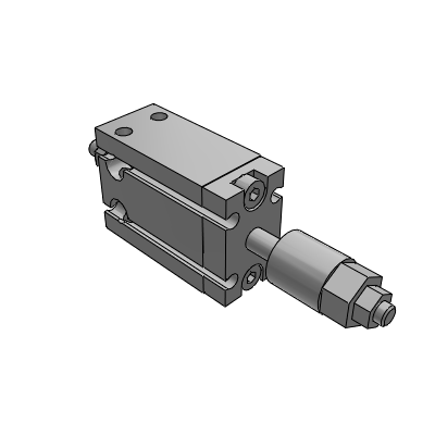 Adjustable Stroke Cylinder/Free Mount Cylinder:Double Acting,Single Rod