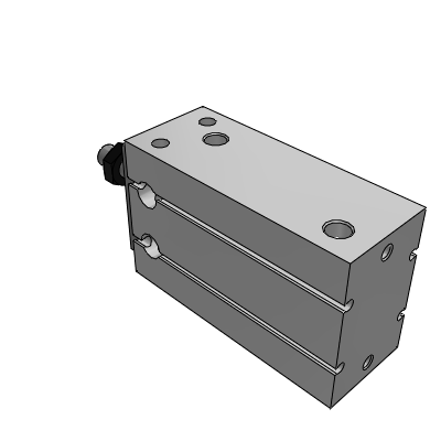 Free Mount Cylinder:Long Stroke Type Non-rotating Rod Type Double Acting,Single Rod