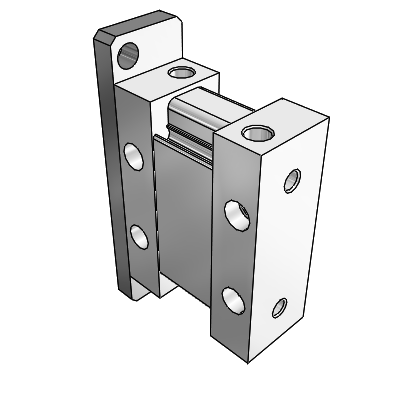平板式气缸:单杆双作用