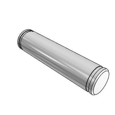 너클용 핀 (2산 클레비스용 핀과 겸용)