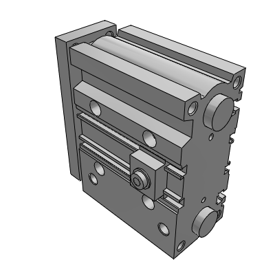 薄型带导杆气缸/带端锁