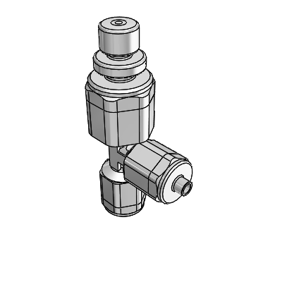 フッ素樹脂製ニードルバルブ