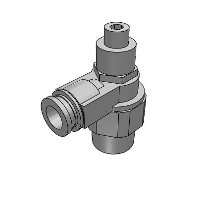 Hexagon Wrench Adjustable Metal Speed Controller with Indicator