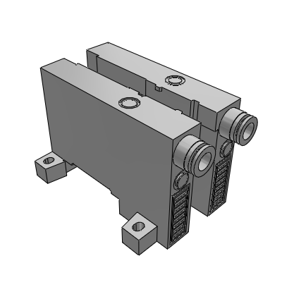Ejector System Vacuum Unit/Manifold End Plate Assembly