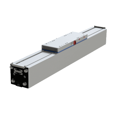 Compact axis with toothed belt drive for food, pharmaceutical and semiconductor industry