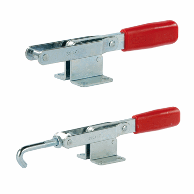 Tie rod toggle clamps