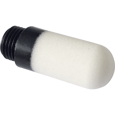 Filtro sinterizado de plástico