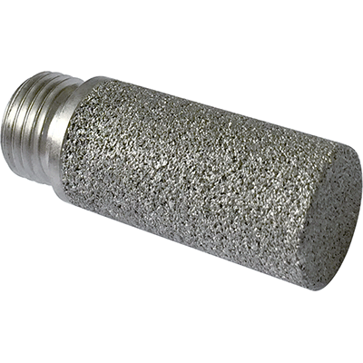 Filtro sinterizado de plástico