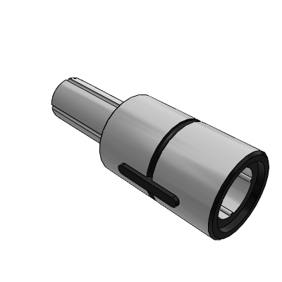 Internal thread at both ends or internal thread at one end of ball spline assembly