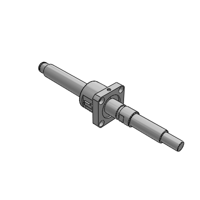 Ball screw support assembly - Precision ball screw - Standard nut type - DIAMETER 25 lead 5/10/20- Precision class C5/C7