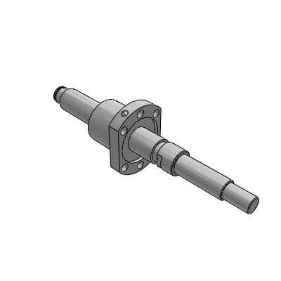 Ball screw support assembly - Precision ball screw - Standard nut type - DIAMETER 20 lead 5/10/20- Accuracy class C5