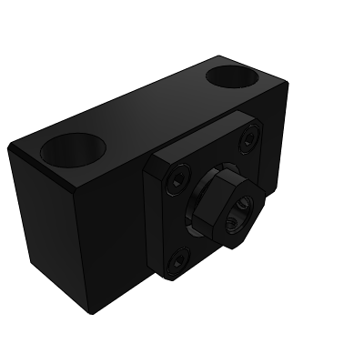 Lead screw support assembly - Fixed side · Low profile