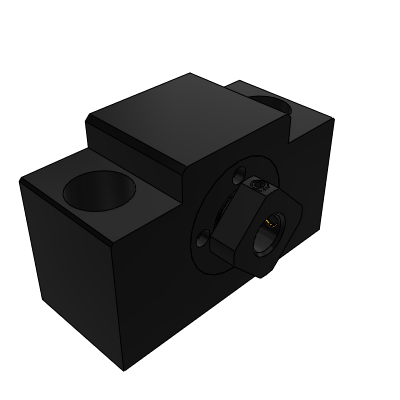 Ball screw support assembly - Fixed side