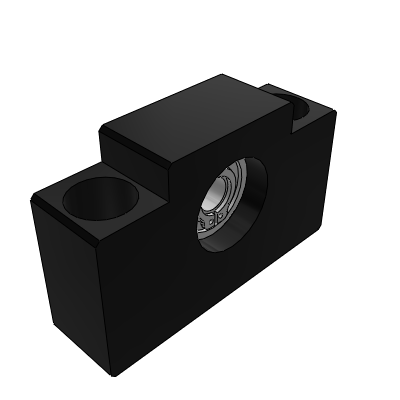 Screw fixed support - support side - economy