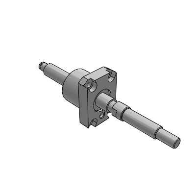 Ball screw support assembly - Precision ball screw - Standard nut type - DIAMETER 12 lead 5/10/20