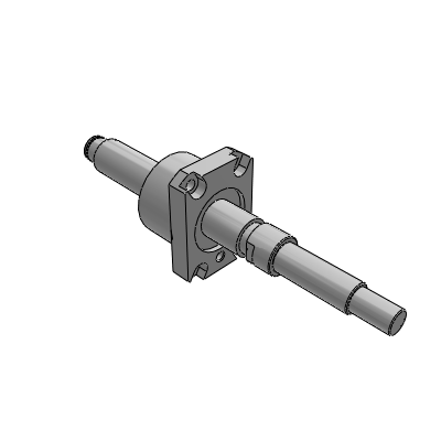Ball screw support assembly - Precision ball screw - Standard nut type - DIAMETER 20 lead 5/10/20
